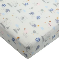 New Crib Sheet - Mini Mathletes Kids Sheets|Bedding