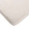 Sheets|Bedding>House of Elia Crib Sheet - Muslin Greige