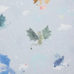 Sheets|Bedding>Loulou Lollipop Crib Sheet-Magical Dragons