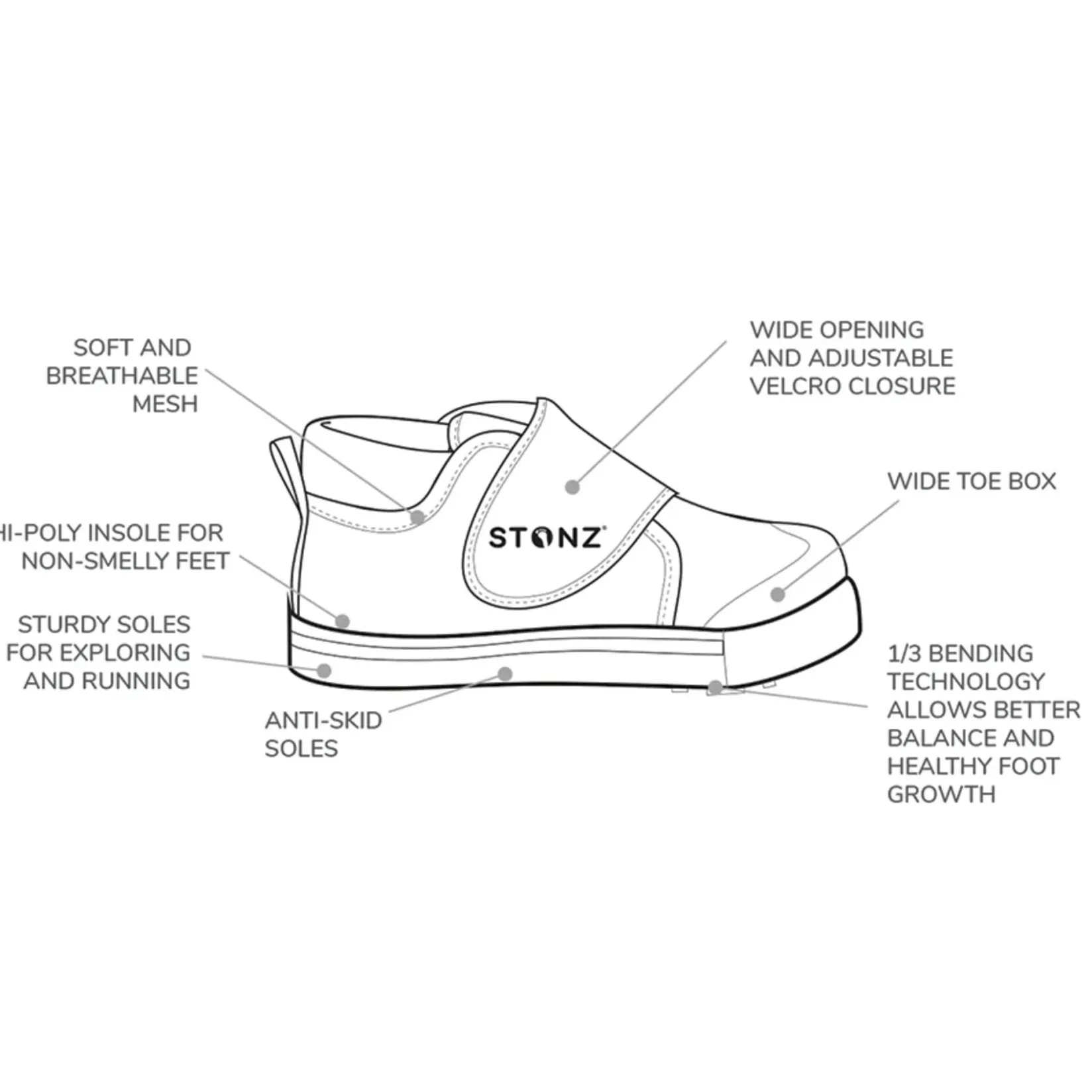 Shoes>Stonz Cruiser Shoe 8-12 Black