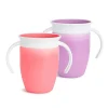 Breastfeeding|Tableware>Munchkin Cup 360 7oz (2) Pink Purple