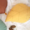 Discount Cushion Ash Leaf - Mustard Cushions