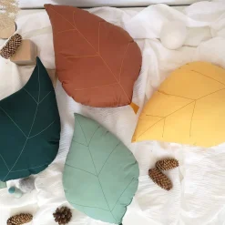 Cushions>The Butter Flying Cushion Ash Leaf - Rust