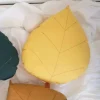 Cushions>The Butter Flying Cushion Birch Leaf - Mustard