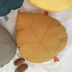 Hot Cushion Birch Leaf - Ochre Cushions