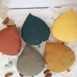 Hot Cushion Birch Leaf - Ochre Cushions