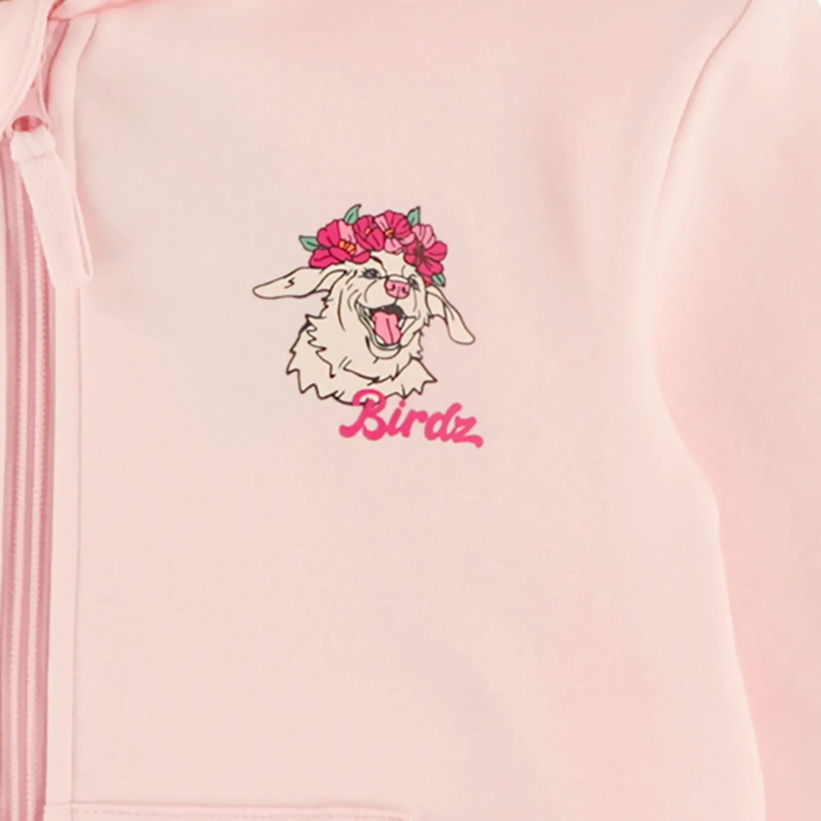 Fleeces And Sweatshirts|Tops>Birdz Cute Dog Hoodie 2-10 Pink