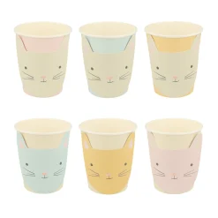Cute Kitten Cups (8) Party Supplies