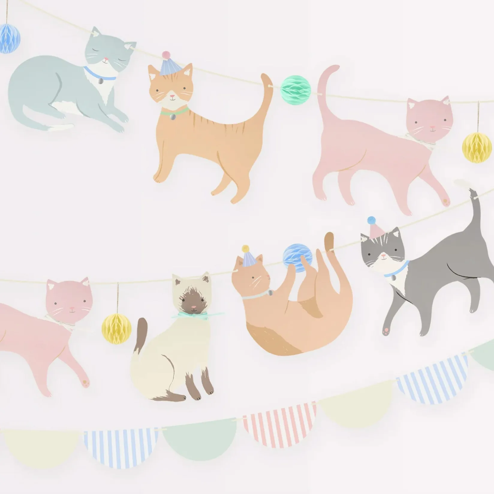 Hot Cute Kittens Garland Party Supplies