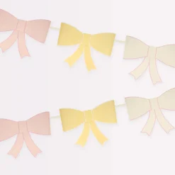 New 3D Paper Bow Garland Party Supplies