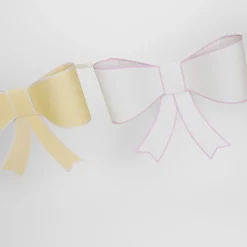 New 3D Paper Bow Garland Party Supplies