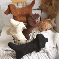 Clearance Dachshund Dog Pillow - Black Plush Toys