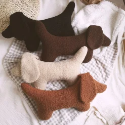 Hot Dachshund Dog Pillow - Rust Plush Toys