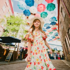 Clearance Daffodils Straw Hat Kids Hats & Caps