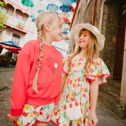 Best Daffodils Straw Purse Kids Waist Bags