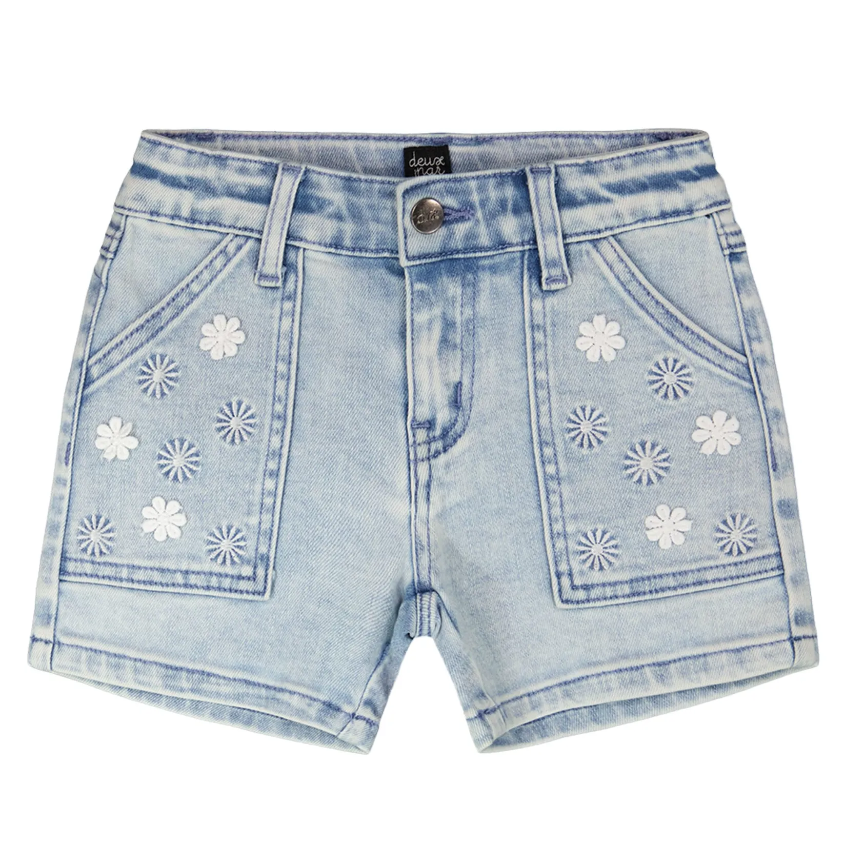 Shorts & Bermuda>Deux par Deux Daisies Short 3-6 Denim