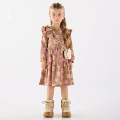 Dresses & Rompers>Up Baby Daisies Dress 2-8 Ocher