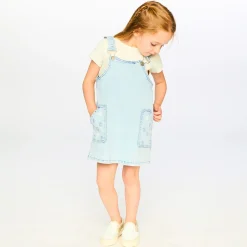 New Daisies Overall Dress 7-10 Kids Dresses & Rompers