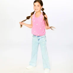 Tops>Deux par Deux Daisies Tank Top 7-10 Pink