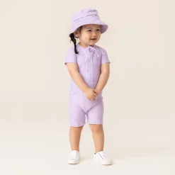 Swimsuits>Nano Daisies Uv Swimsuit 6-24m Lilac