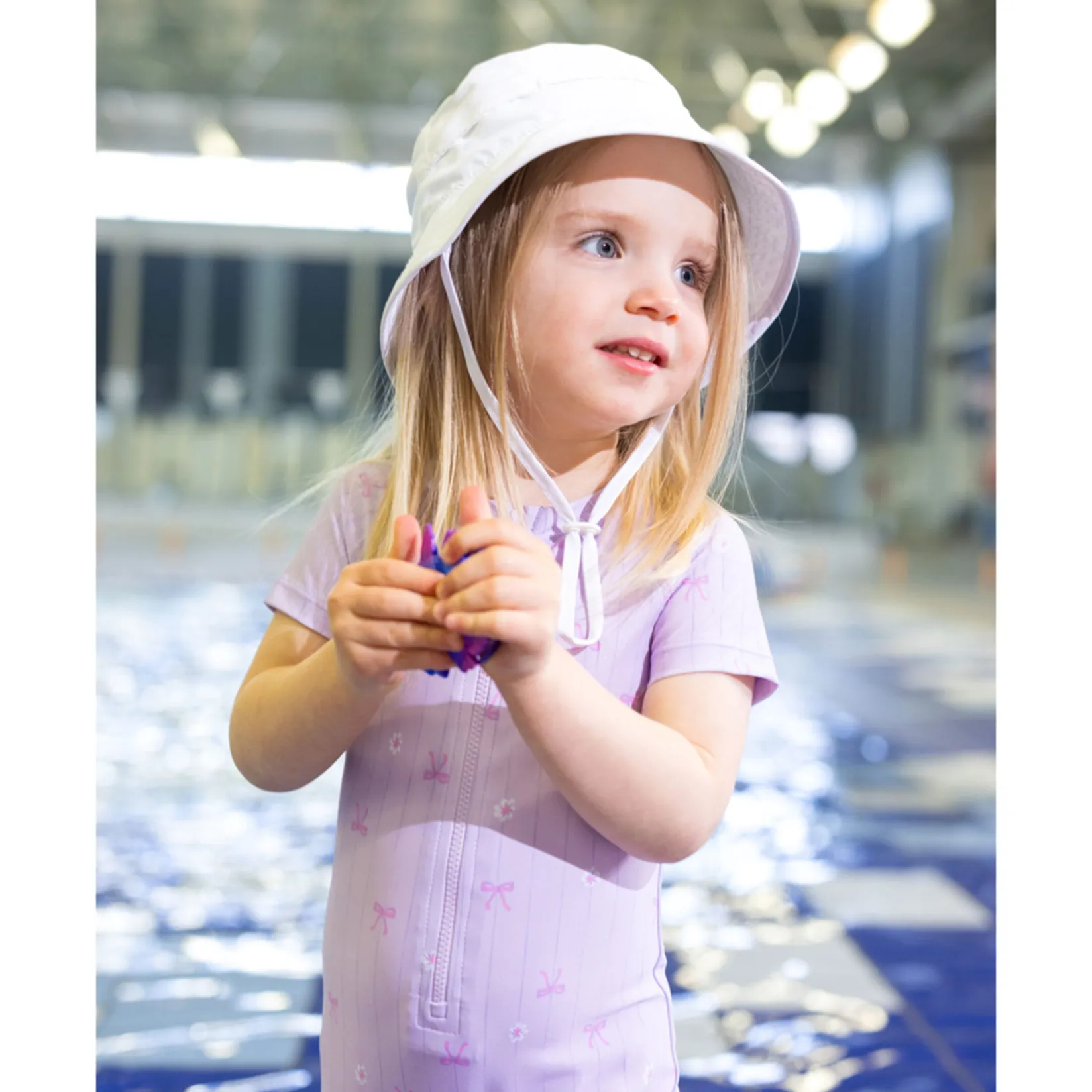 Swimsuits>Nano Daisies Uv Swimsuit 6-24m Lilac