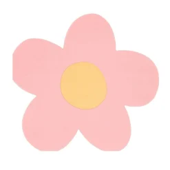 Outlet Daisy Shaped Napkins (16) Party Supplies