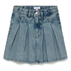 Skirts>Vero Moda Danni Pleated Skirt 7-14y Denim