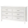 Sale Darlington 6-Drawer Dresser - Warm White Storage Furniture