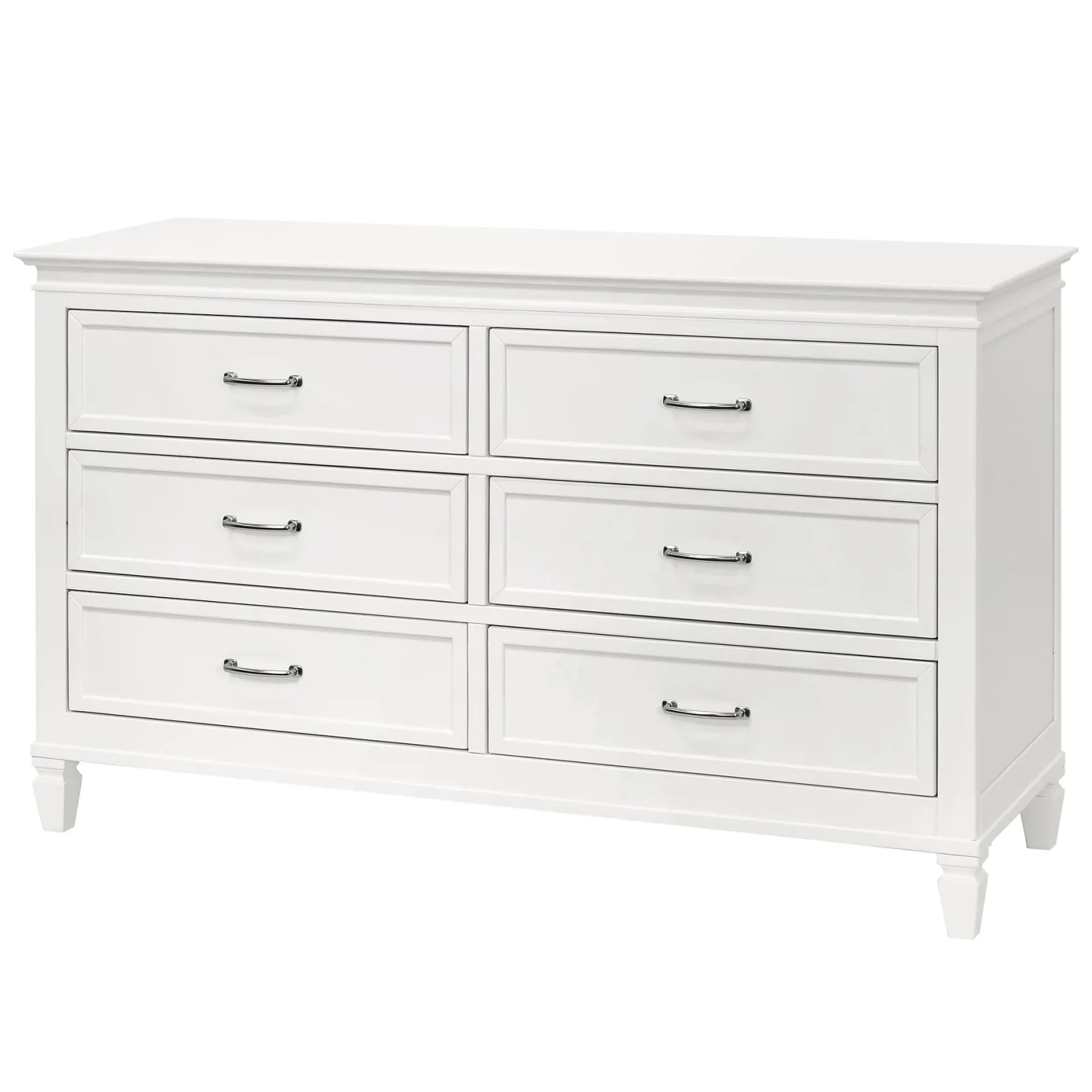 Sale Darlington 6-Drawer Dresser - Warm White Storage Furniture