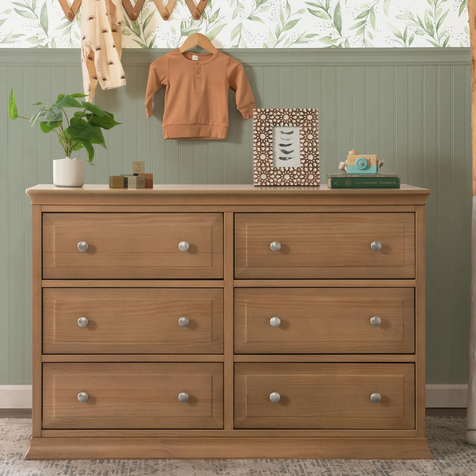 Storage Furniture>DaVinci Signature 6-Drawer Double Dresser - Hazelnut