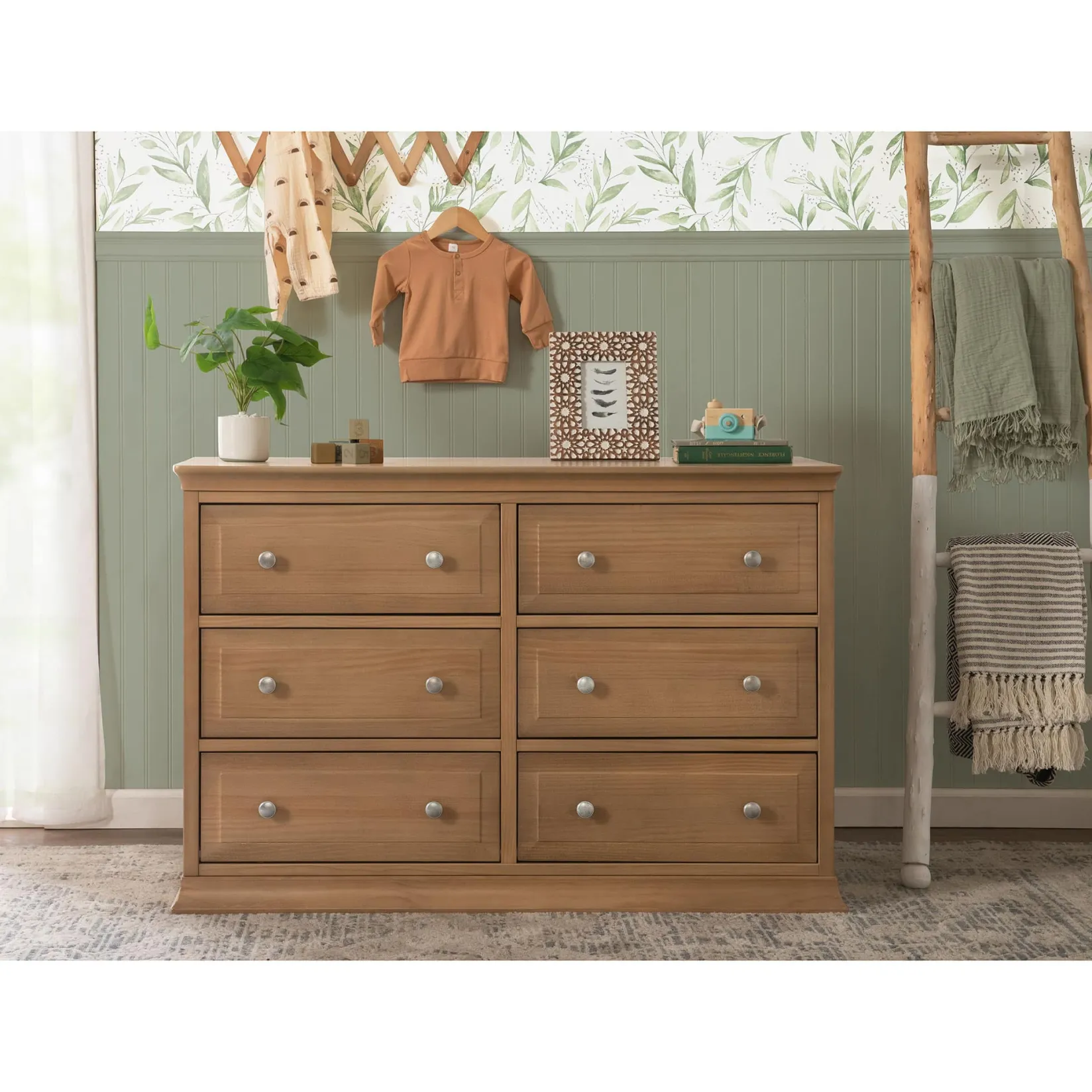 Storage Furniture>DaVinci Signature 6-Drawer Double Dresser - Hazelnut