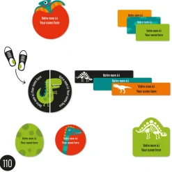 Sale Daycare Name Labels - Dinosaurs Kids Personalized Name Labels|Personalized Name Labels