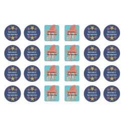 Sale Daycare Name Labels - Ocean Kids Personalized Name Labels|Personalized Name Labels