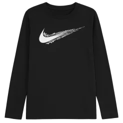 Sportswear|Tops>Nike Df Multi Ls Top 8-16 Black