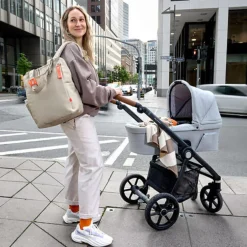 New Diaper Backpack Green Label - Beige Diaper Bags|Diaper Bags