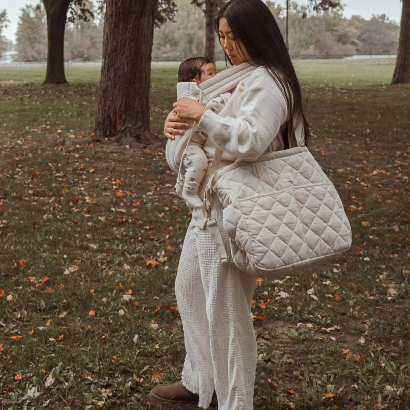 Clearance Diaper Bag - Cream Diaper Bags|Diaper Bags