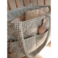 Online Diaper Bag - Gingham Sage Diaper Bags|Diaper Bags