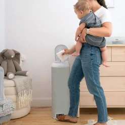 New Platinum Pail - Sage (18 bags) Diaper Pails