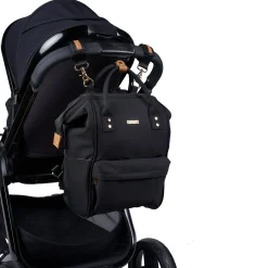 Hot Diapers Backpack Mani - Black Diaper Bags|Diaper Bags