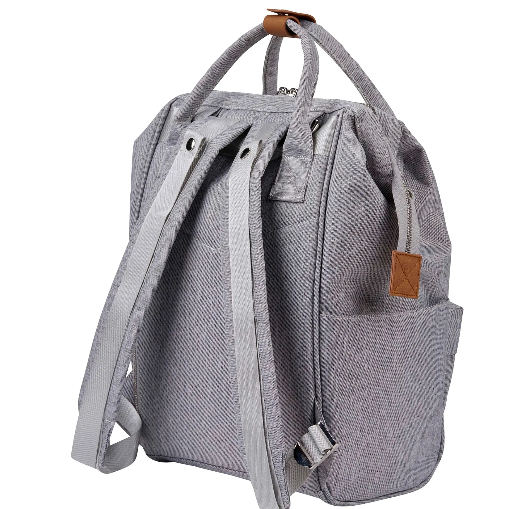 Diaper Bags|Diaper Bags>Bababing Diapers Backpack Mani - Grey Marl