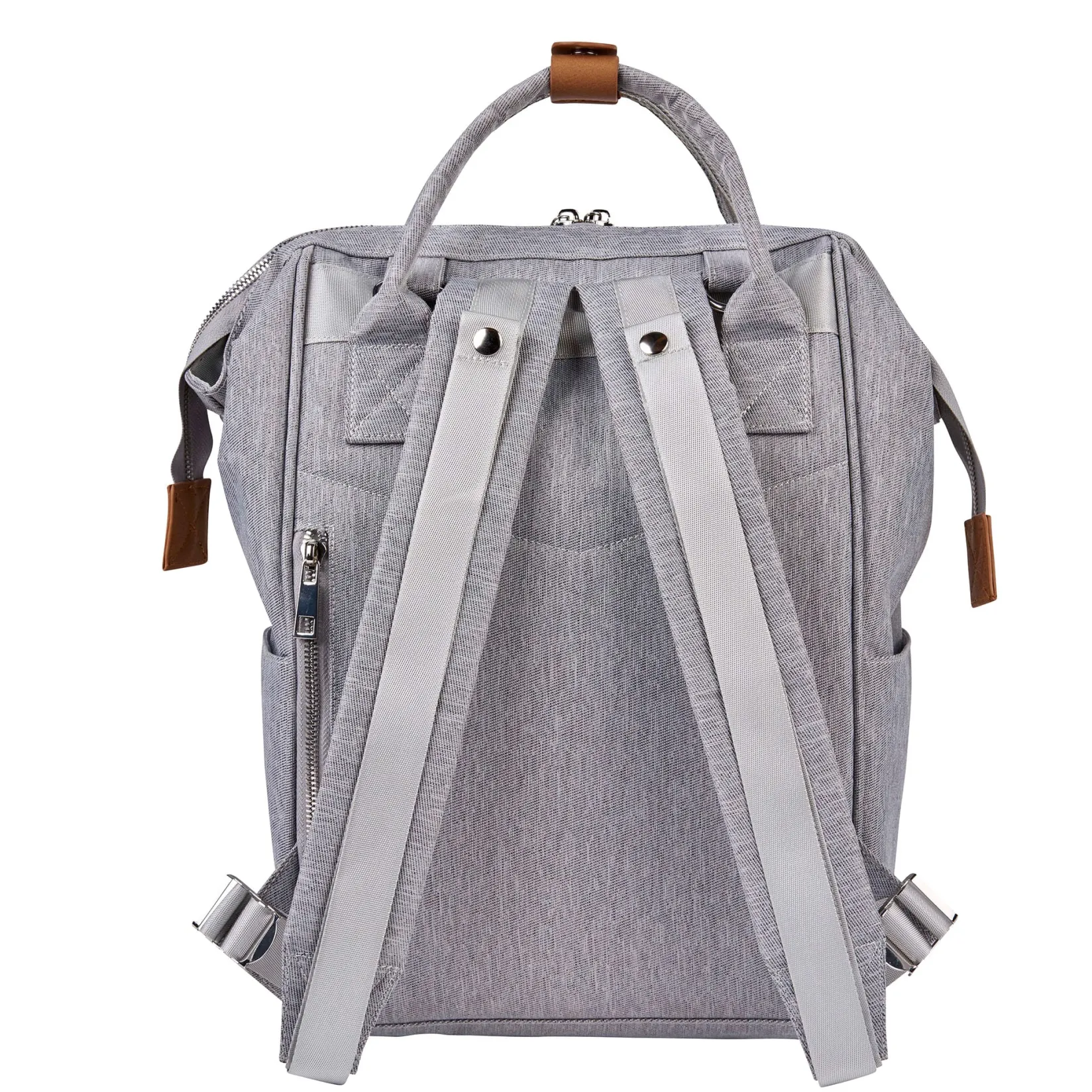 Diaper Bags|Diaper Bags>Bababing Diapers Backpack Mani - Grey Marl
