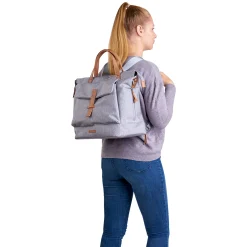 Hot Diapers Bag Erin - Grey Diaper Bags|Diaper Bags
