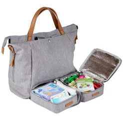 Hot Diapers Bag Erin - Grey Diaper Bags|Diaper Bags