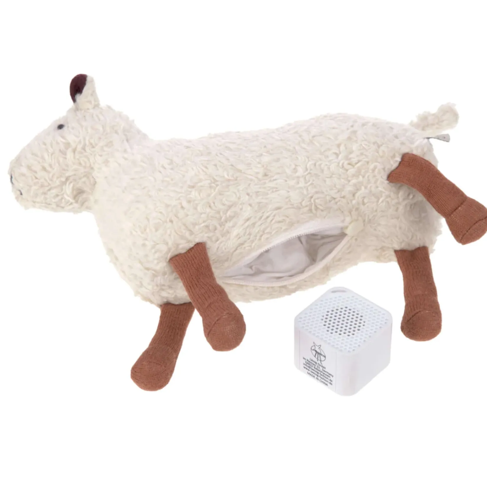Luminous & Musical Plush Toy|Musical Toys>Lassig Digital Music Box with Bluetooth Speaker - Tiny Farmer - Sheep