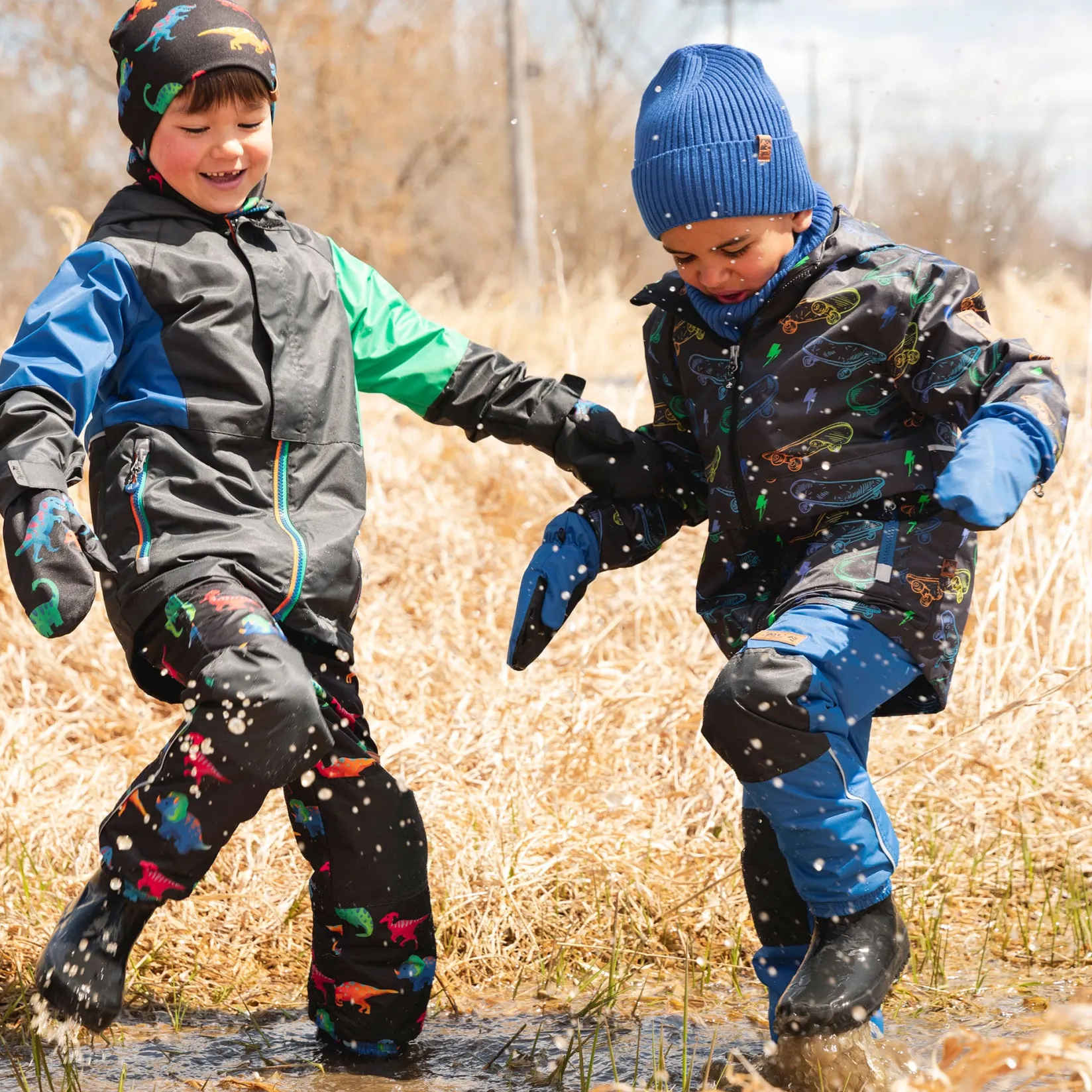 Outerwear>Deux par Deux Dinos 3in1 Spring Set 2-6 Black