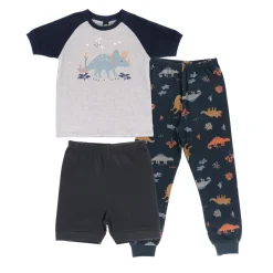 Dinos 3pc Pajamas 2-12 Kids/BOY Pajamas & Bathrobes