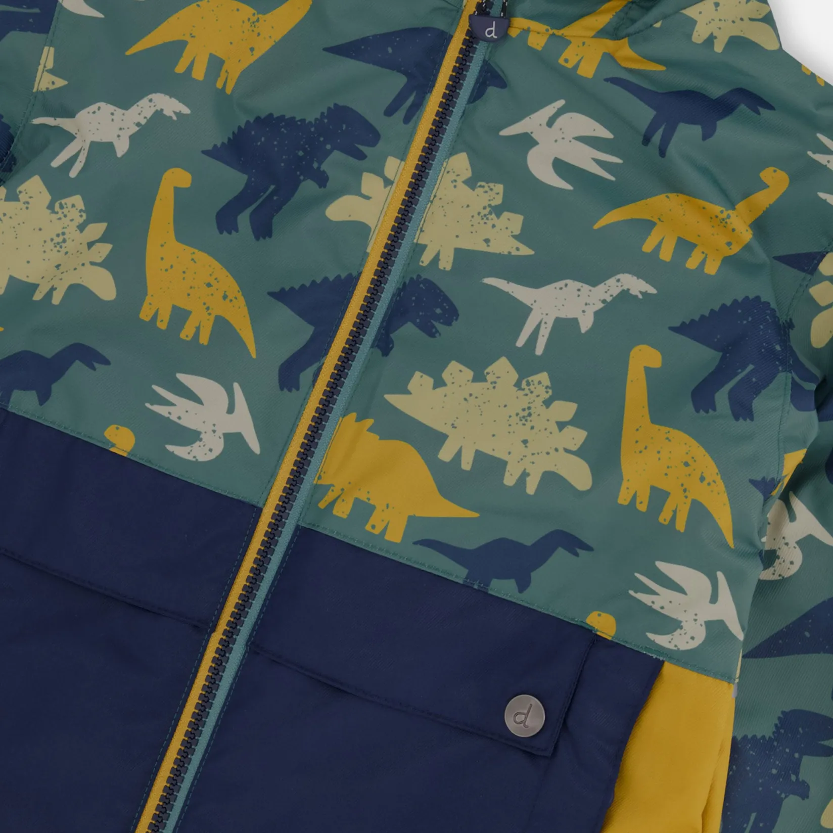 Outerwear>Deux par Deux Dinos 2pce Spring Set 2-6 Green