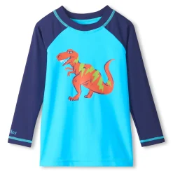 Swimsuits>Hatley Dinos Rashguard 3-6 Turquoise