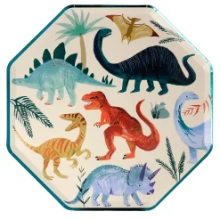 Outlet Dinosaur Kingdom Dinner Plates (8) Party Supplies