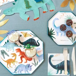 Outlet Dinosaur Kingdom Dinner Plates (8) Party Supplies